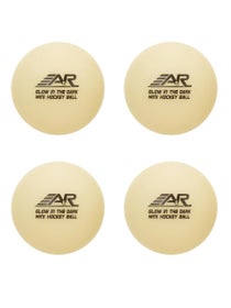 A&R Hockey Glow in the Dark Mini Foam Balls -4 Pack