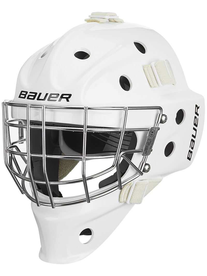 Junior Goal Helmet Cage White S20 1056425 Bauer Profile 930 Junior Goalie Mask 