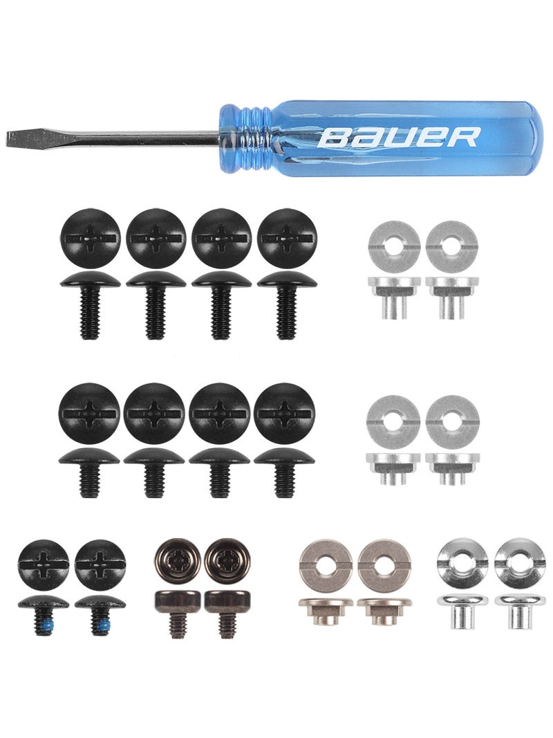 Bauer Goalie Mask Helmet Hardware Screw Kit Roller Ice Goal Repair Tool 1049993 