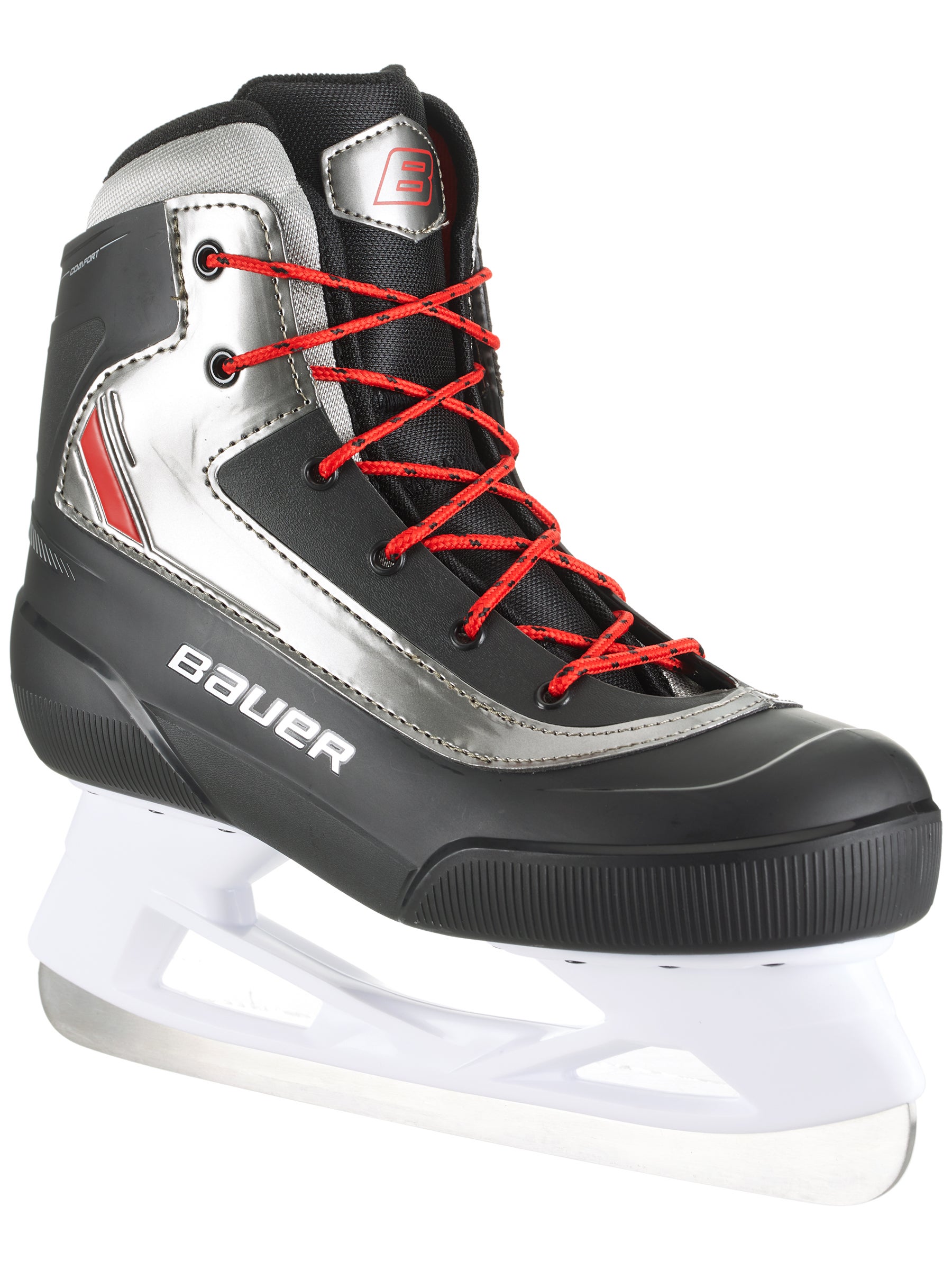 Details about   Bauer Boys React Recreational Ice Skates; Size 4.0; Width R 