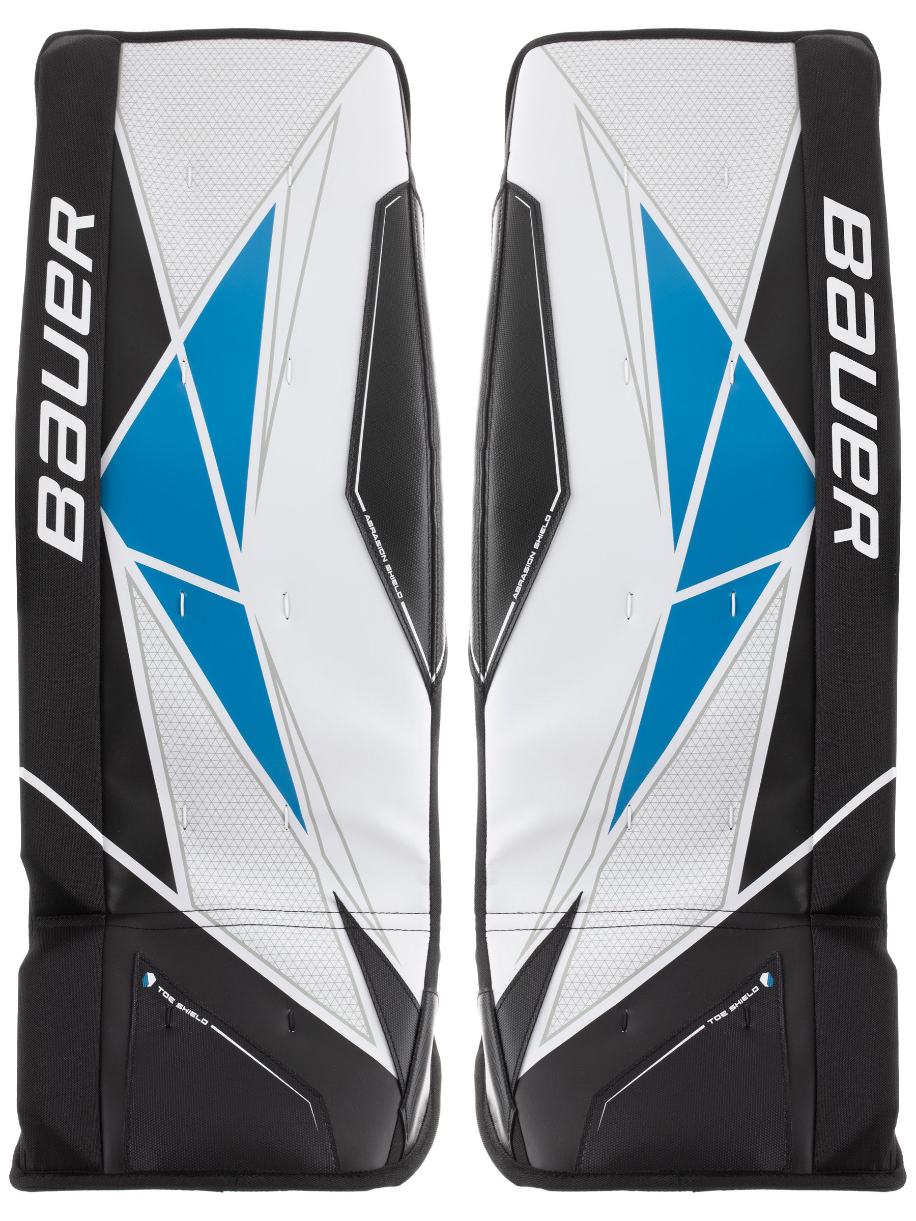 New Bauer Street Hockey junior 27" pads Blue White hockey goalie equipment ball 