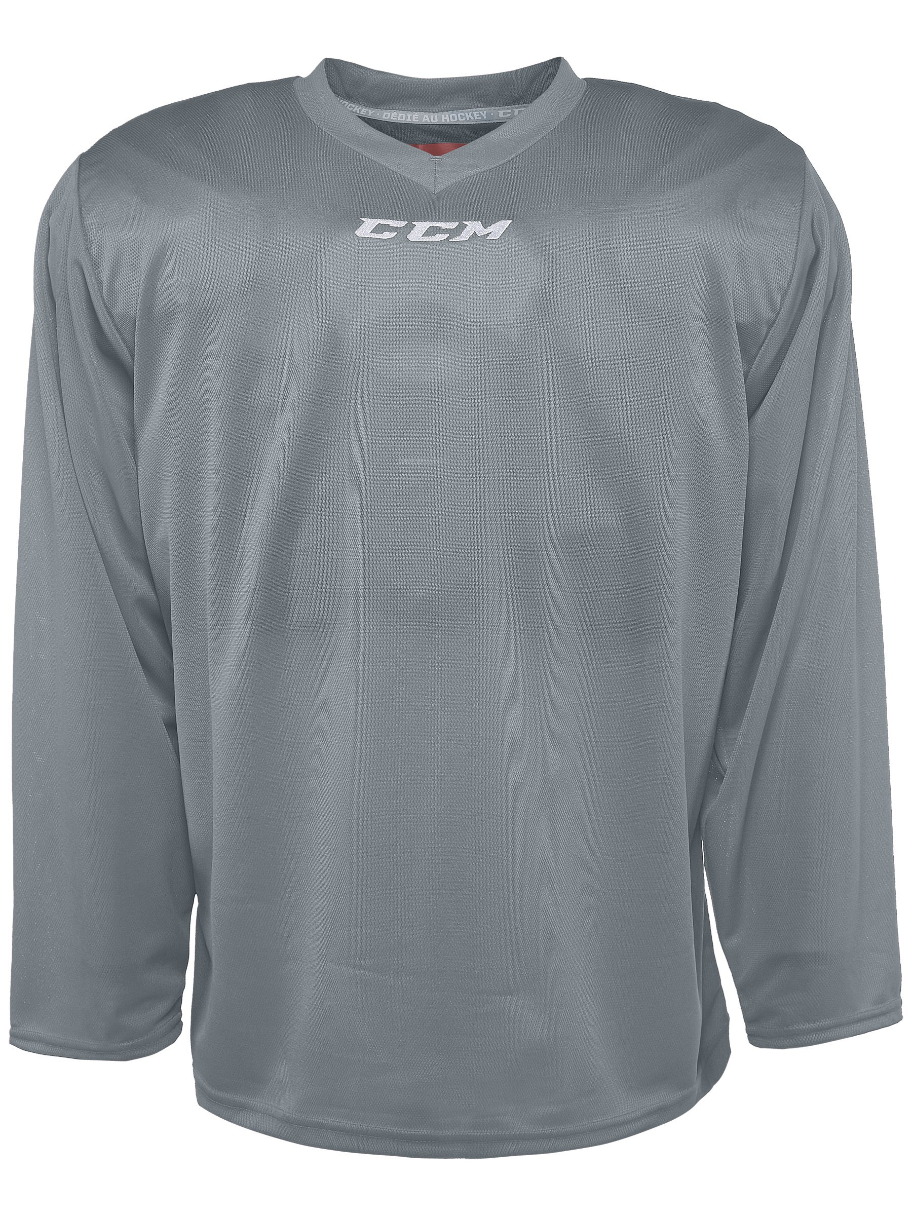 V Neck Quarter Sleeve Grey Warrior Hockey Practice Jersey Size: Youth XL 