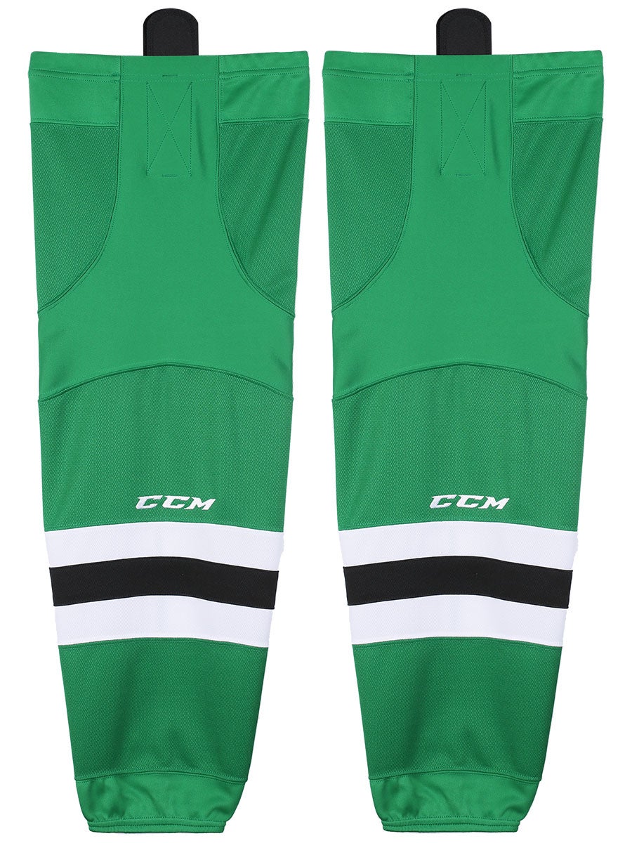 - New 24" CCM Hockey Socks White North Stars Junior size 