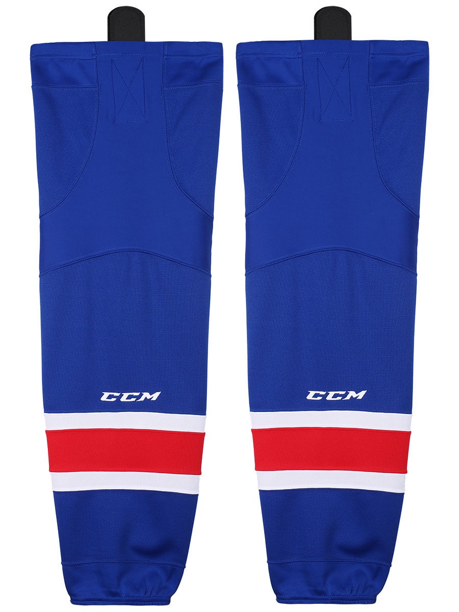 Details about   NEW Old Stock CCM Mens Hockey Socks MS103R.P New York Rangers Team Colors 