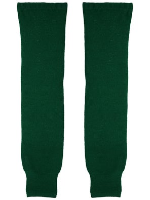 CCM S100P Solid\Knit Hockey Socks - Dark Green