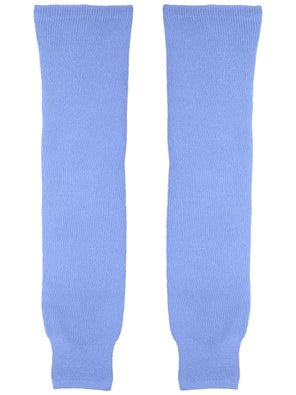 CCM S100P Solid\Knit Hockey Socks - Sky Blue