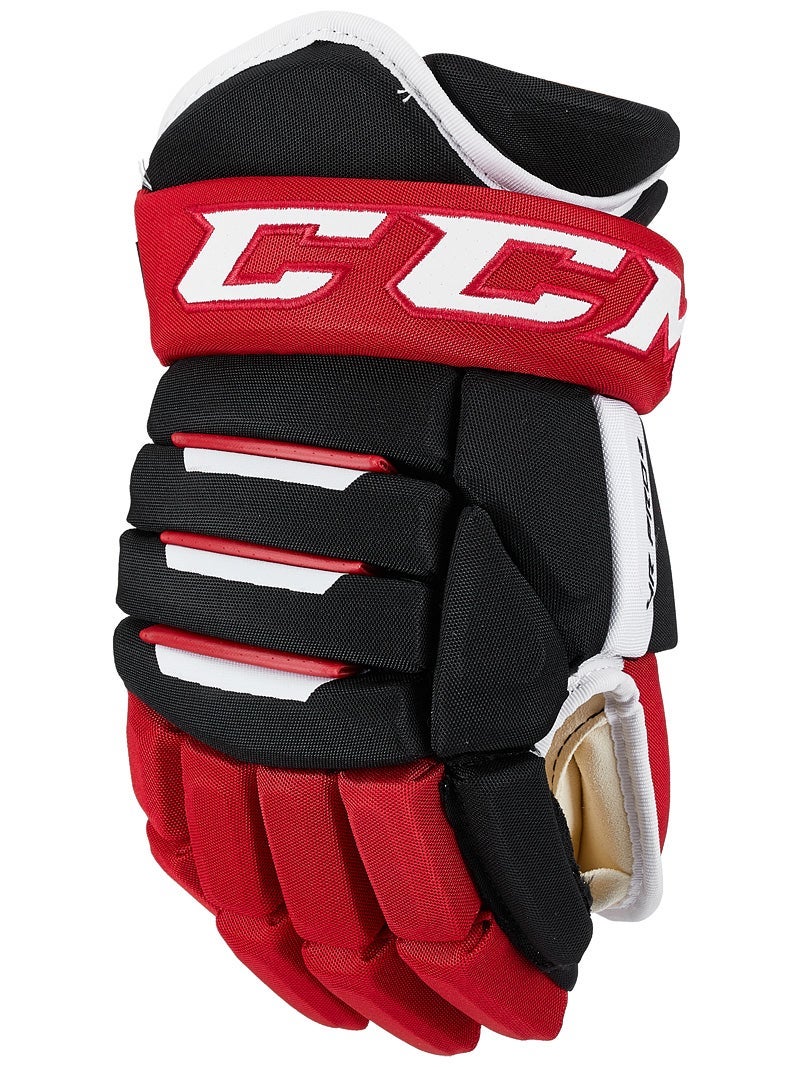 CCM Tacks 4-Roll Hockey Gloves YTH 
