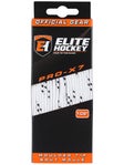Elite Pro-X7 Wide Hockey Skate Laces Unwaxed