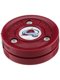 Green Biscuit Puck Colorado Avalanche 