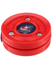 Green Biscuit Puck Columbus Blue Jackets 
