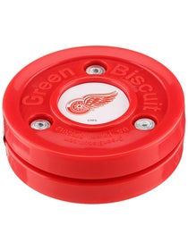 Green Biscuit Puck Detroit Red Wings 
