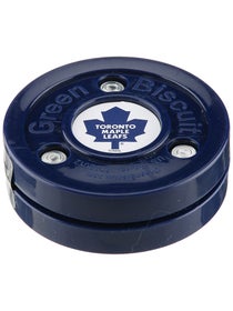 Green Biscuit Puck Toronto Maple Leafs 