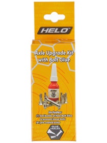 Helo 6mm Square Axle Upgrade Kit with Bolt Glue 