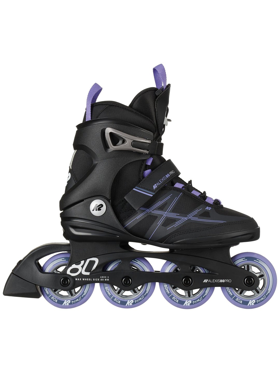 K2 Alexis Ice Pro Recreational Ice Skates - Softboot Design, Stainless Steel Blade, Speed Lacing