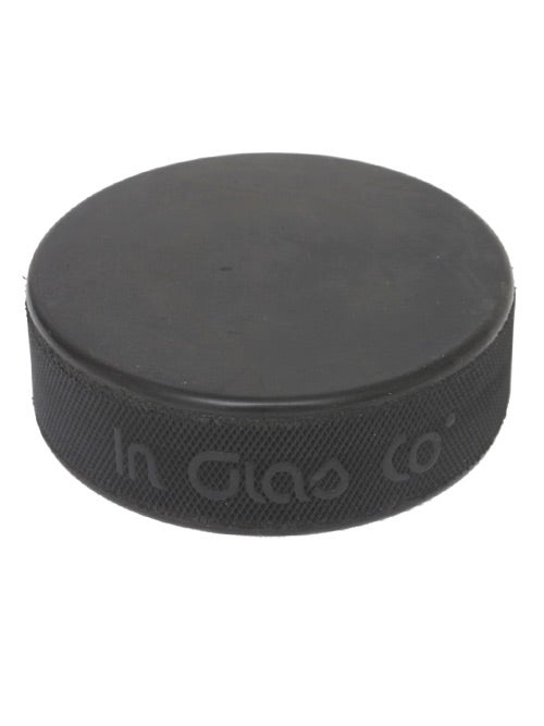 Inglasco Black Practice Official Size and Weight Ice Hockey Puck 6oz 