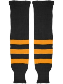 K1 Two-Tone Ice Hockey Socks - Black & Gold