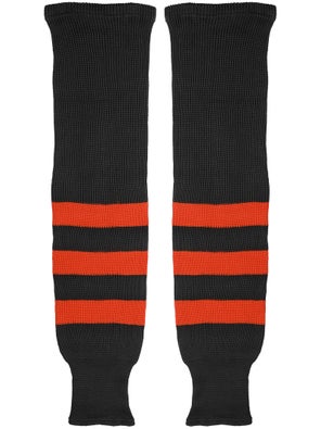K1 Two-Tone\Ice Hockey Socks - Black & Orange
