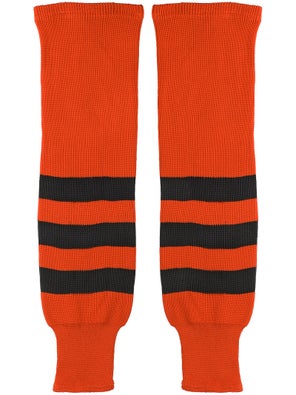 K1 Two-Tone\Ice Hockey Socks - Orange & Black