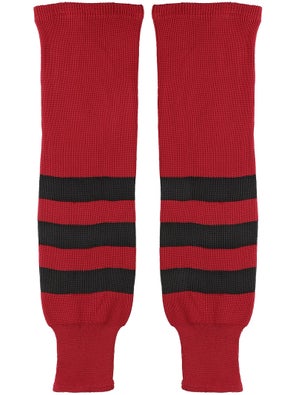 K1 Two-Tone\Ice Hockey Socks - Red & Black