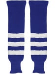 K1 Two-Tone Ice Hockey Socks - Royal & White