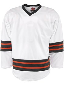 K1 Phoenix Series Hockey Jersey - White/Black/Orange 