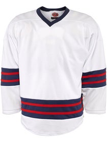 K1 Phoenix Series Hockey Jersey - White/Navy/Red 