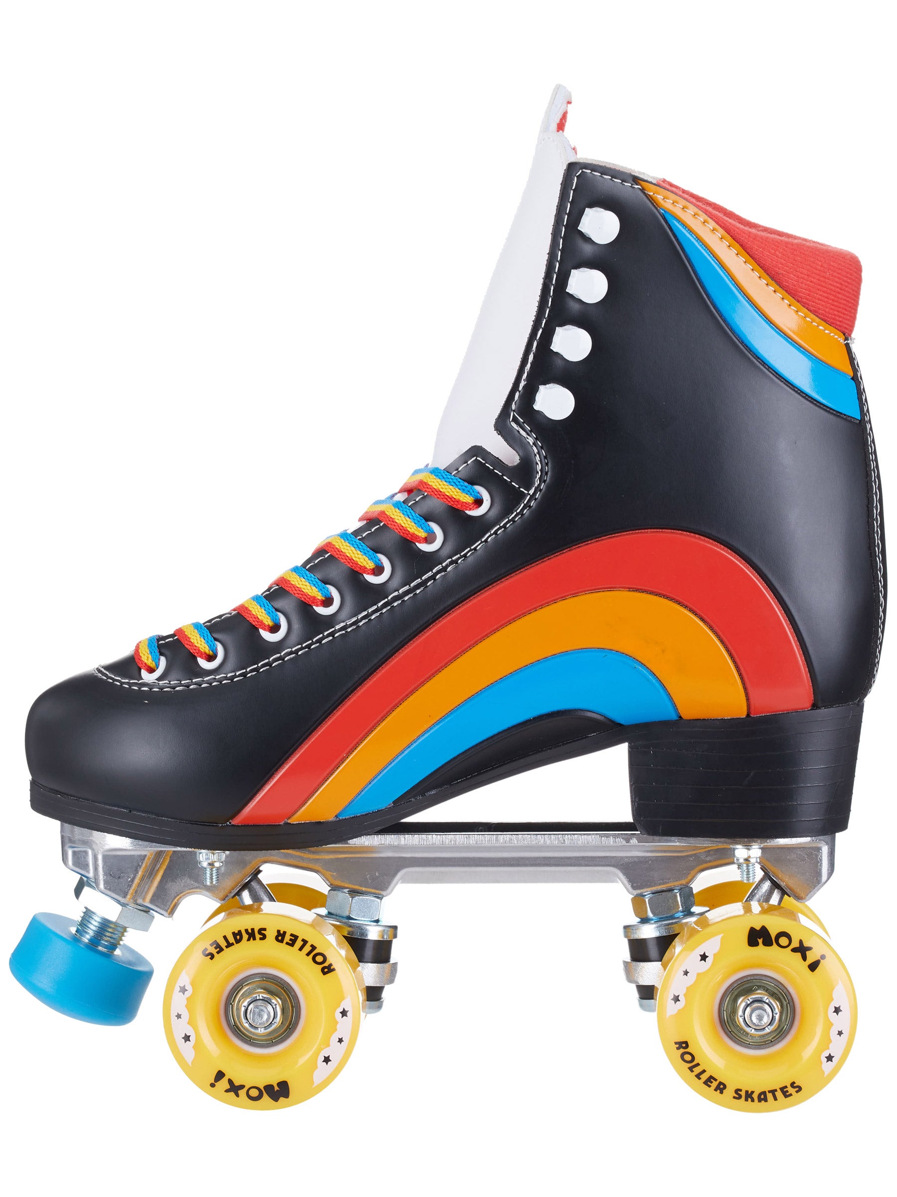 Details about   Moxi Rainbow Rider Roller Skates Asphalt Black Size 6 Fast Shipping 