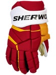 Sherwood Rekker NHL Team Stock Hockey Gloves- Calgary