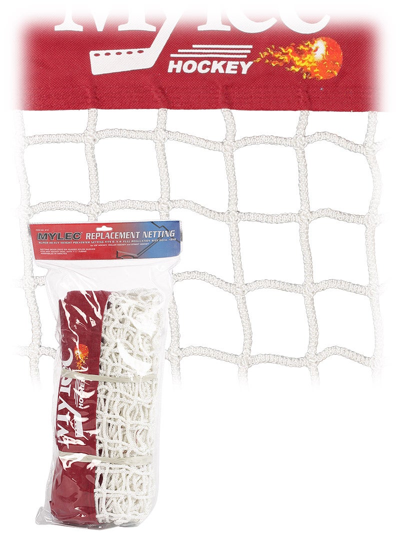 72" Velcro heavy duty 25,000D replacement mesh goal/net regulation ice hockey 