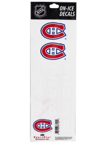 NHL Decal Set Montreal Canadiens Royal Helmet