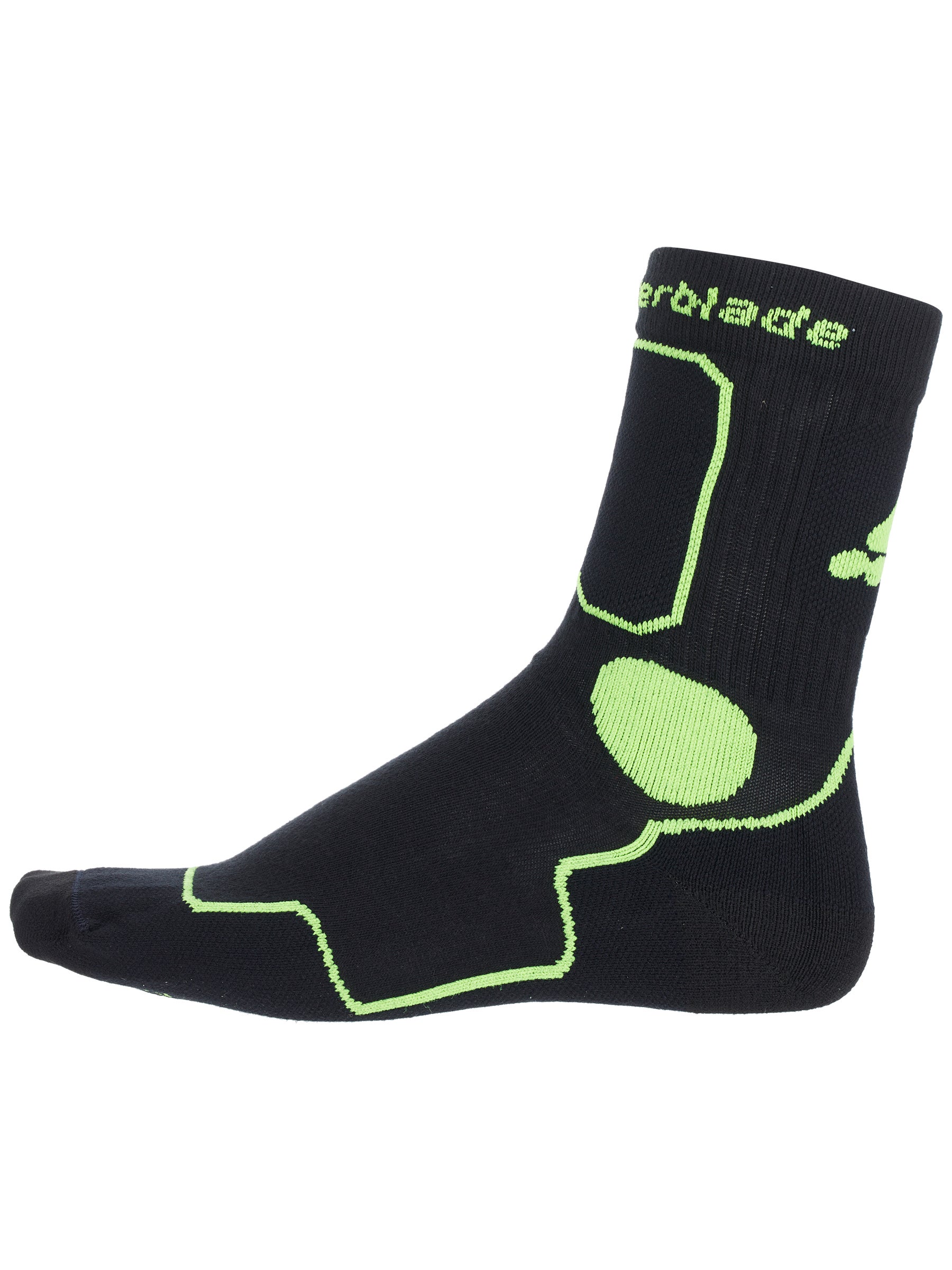 Rollerblade Boys SocksBlack Green Performance Sock NEW Size XS or S06A5680 
