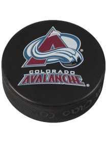 NHL Classic Logo Ice Puck Colorado Avalanche
