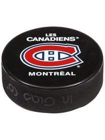 NHL Classic Logo Ice Puck Montreal Canadiens