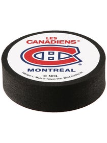 NHL Team Logo Foam Puck Montreal Canadiens