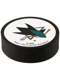 NHL Team Logo Foam Puck San Jose Sharks