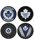 Inglasco NHL Team Hockey Puck Coasters 4-Pack