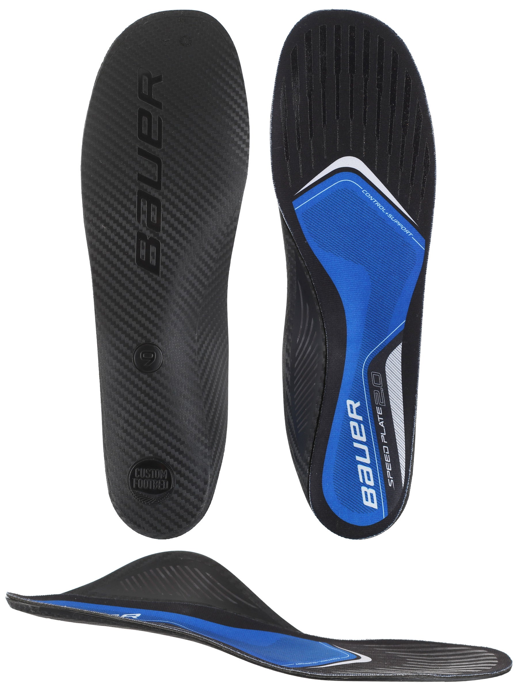 Bauer Speed Plate Hockey Skate Insoles BNIB Speedplate Replacement Footbeds 