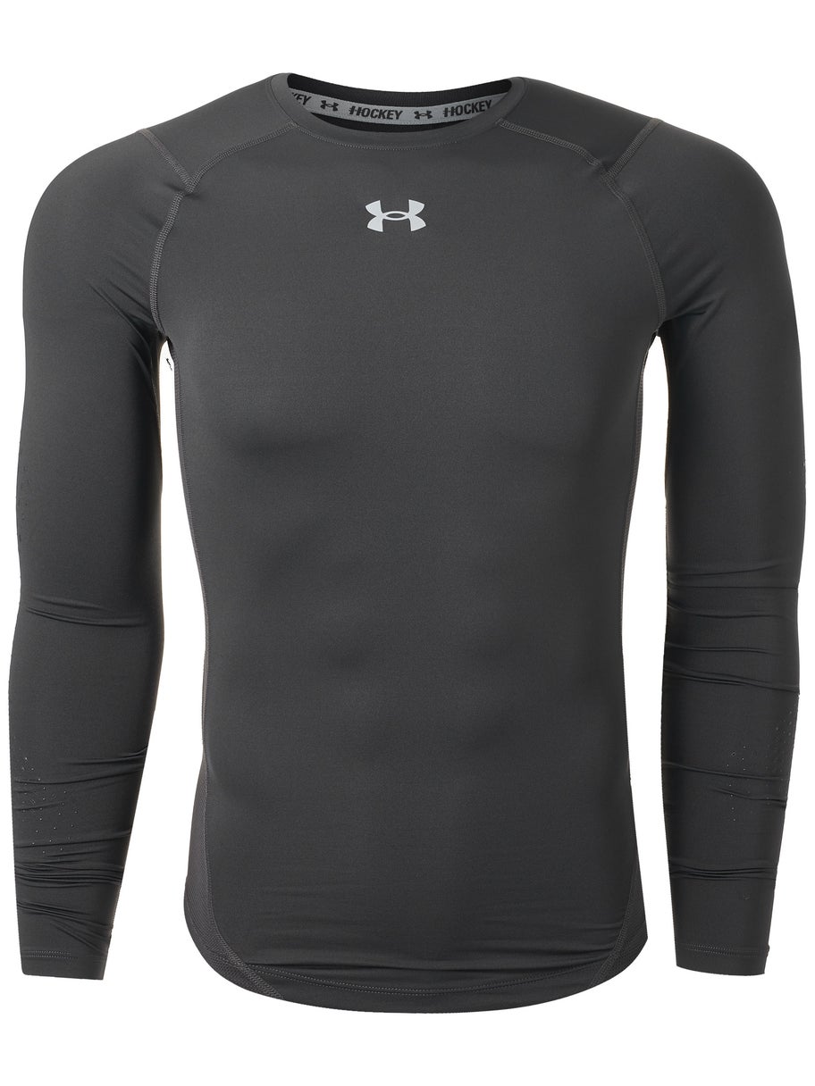 Under Armour Fitted Grippy Long Sleeve Hockey Shirt - Ice Warehouse