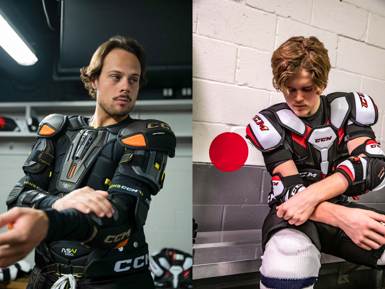 CCM Tacks vs. JetSpeed Protective Comparison Ice Warehouse