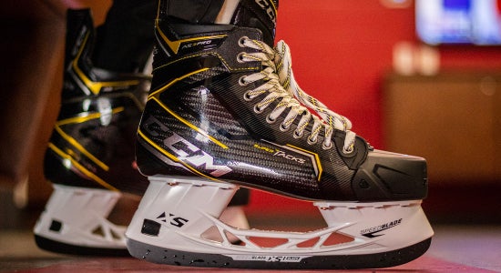 CCM Tacks AS-V Pro Senior Ice Hockey Skates With Step Blacksteel Runner
