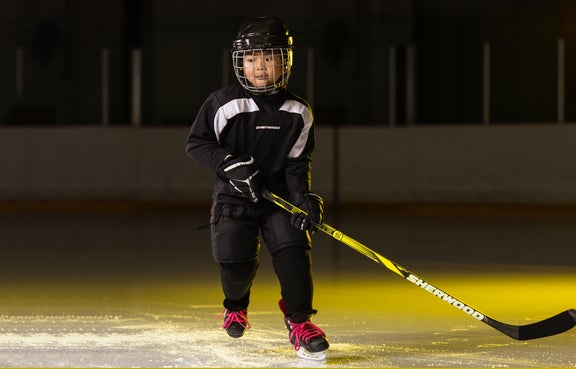 Sherwood Playrite Basic Hockey Protective Kit, Youth, Black/Yellow,  Assorted Sizes