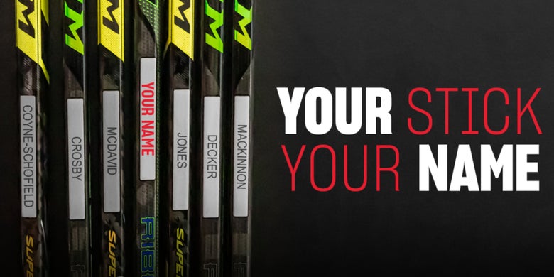 CCM All Out - Your Stick Your Name banner