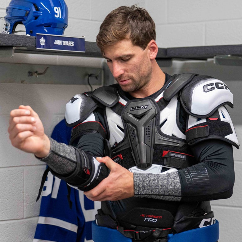 Best Hockey Elbow Pads Header Graphic