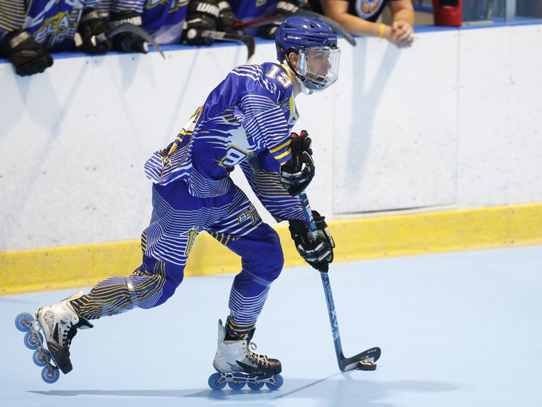 Roller Hockey Player graphic