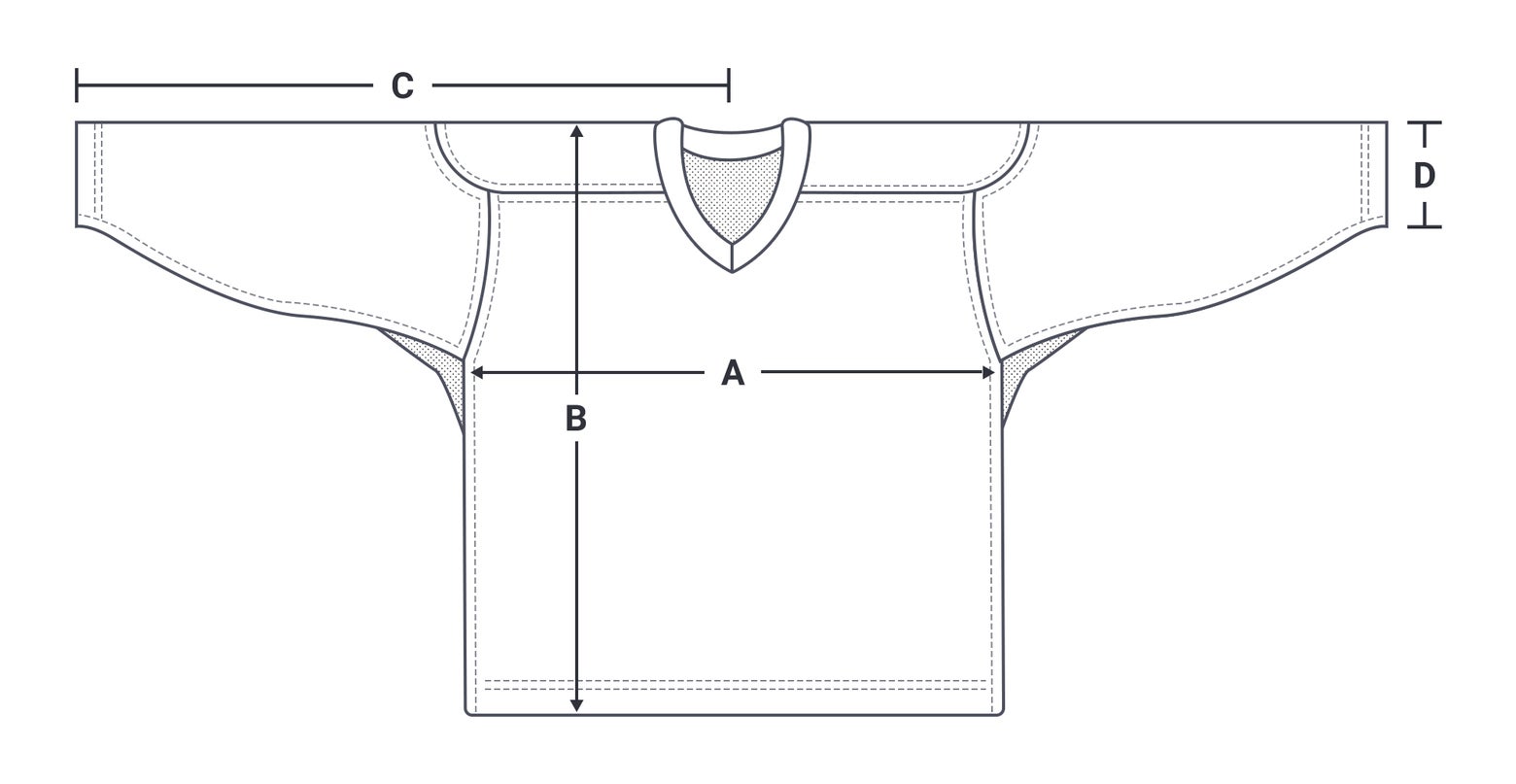 Hockey Jersey Sizing Information Ice Warehouse