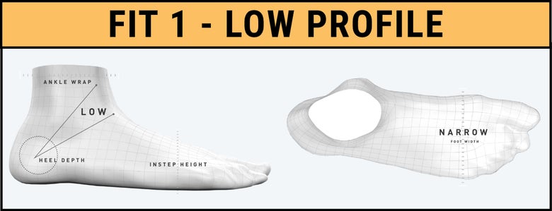 Bauer Skate Fit 1 - Low Profile graphic