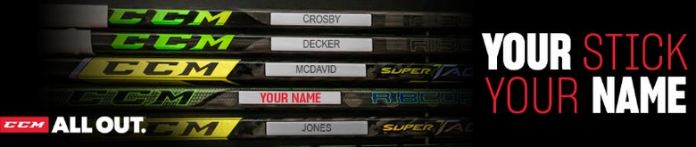 CCM All Out - Your Stick Your Name banner