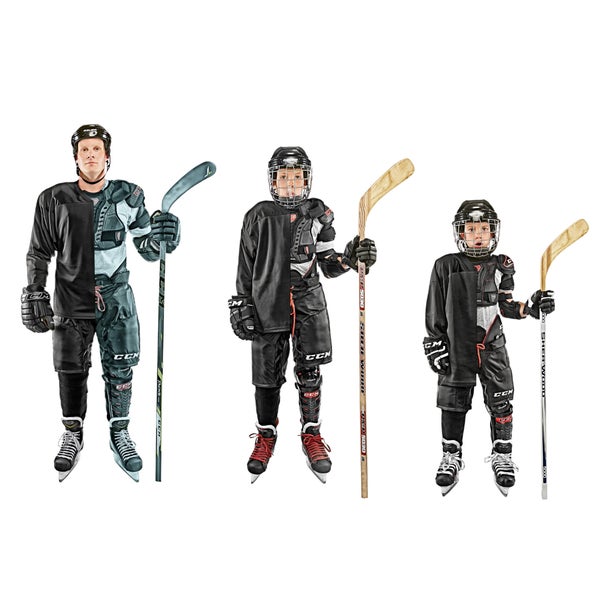 Senior, Junior, and Youth Ice Hockey Player graphic