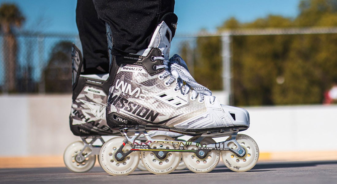Details about   Mission Proto VS Inline Roller Hockey Skates Senior Size 12D Rollerblades 